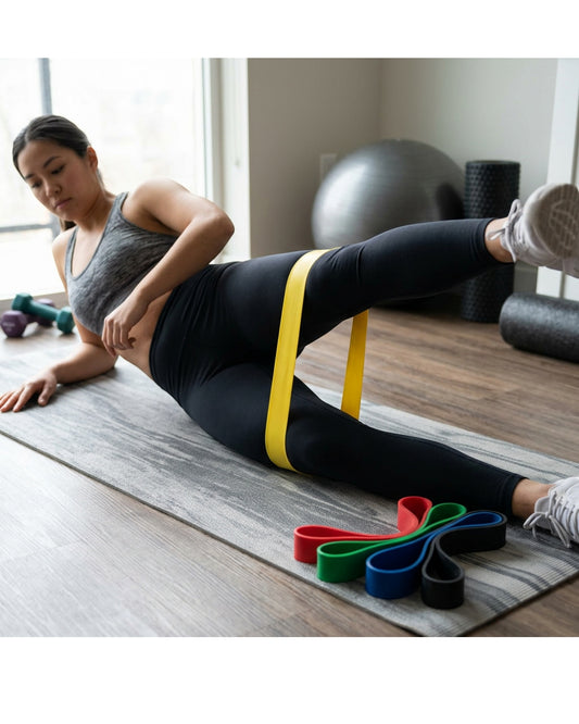 Corelit Latex Loop Resistance Bands 5 Level Set