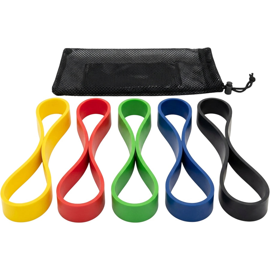 Corelit Latex Loop Resistance Bands 5 Level Set
